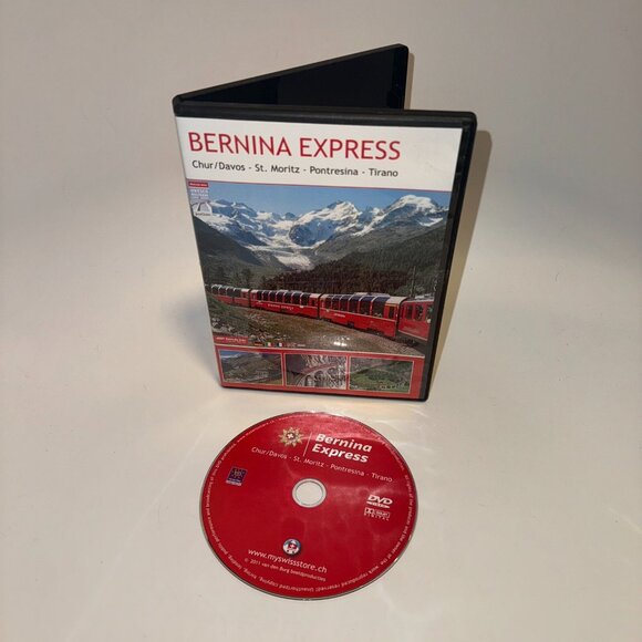 Bernina Express Train DVD Chur Davis St Moritz Pontresina Tirano Region 2 DVD - Picture 1 of 7